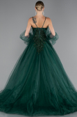 Smaragdgrün Designer Abendkleid Lang ABU2789