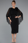 Partykleid Midi Schwarz ABK2382