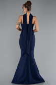 Abendkleid Lang Marineblau ABU5097