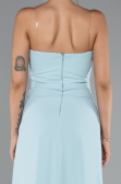 Abschlusskleid Lang Chiffon Minzgrün ABU5108