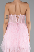 Puder Standesamtkleid Lang ABU5071