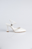 Party-Schuhe Leder Weiß MJD5150
