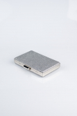 Abendtasche Glitzernd Platin SH801