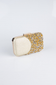 Abendtasche Gold V604