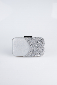 Abendtasche Silber V604
