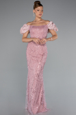 Puder Abendkleid İm Meerjungfrau-Stil Lang ABU4509