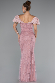 Puder Abendkleid İm Meerjungfrau-Stil Lang ABU4509