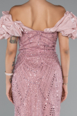 Puder Abendkleid İm Meerjungfrau-Stil Lang ABU4509