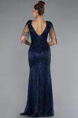 Abendkleid Lang Marineblau ABU5132