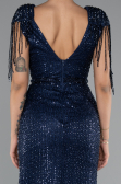 Abendkleid Lang Marineblau ABU5132