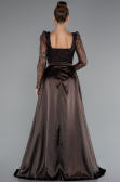 Dunkelbraun Abendkleid Lang ABU4603