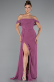 Altrosa Abendkleid Chiffon Lang ABU4925
