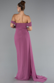 Altrosa Abendkleid Chiffon Lang ABU4925