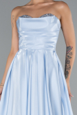 Eisblau Abendkleid Lang ABU4846