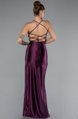 Kirschrot Abschlusskleid Satin Lang ABU2800