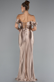 Nerzbraun Abendkleid Lang ABU3611