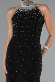 Standesamtkleid Midi Schwarz ABK2399