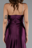 Abschlusskleid Lang Kirschrot ABU5022