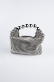 Abendtasche Swarovski Schwarz MN980