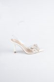 Party-Schuhe Leder Weiß AB1145