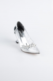 Stiletto Lackleder Silber ABR1055