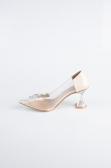 Stiletto Lackleder Hautfarben ABR1055