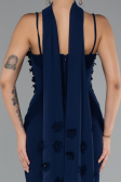 Abendkleid Lang Marineblau ABU5181