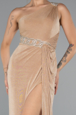 Abendkleid Lang Gold ABU4599