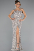 Abendkleid Lang Beige ABU5185