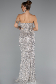 Abendkleid Lang Beige ABU5185