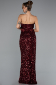 Abendkleid Lang Weinrot ABU5185