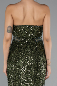 Abendkleid Lang Khaki ABU5185