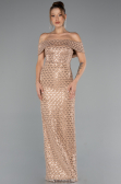 Abendkleid Lang Gold ABU5186
