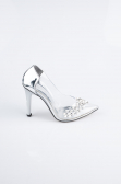 Party-Schuhe Lackleder Silber AB1150