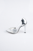 Party-Schuhe Lackleder Silber AB1150