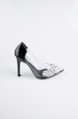 Party-Schuhe Lackleder Schwarz AB1150