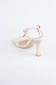 Party-Schuhe Leder Beige AB1153