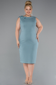 Partykleid in Übergröße Midi Minzgrün ABK2422