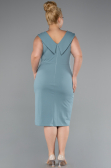 Partykleid in Übergröße Midi Minzgrün ABK2422