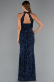 Abendkleid Lang Marineblau ABU5213