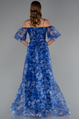 Abendkleid Lang Sächsischblau ABU5221