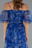 Abendkleid Lang Sächsischblau ABU5221