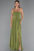 Abschlusskleid Lang Chiffon Pistaziengrün ABU5223