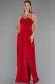 Abschlusskleid Lang Chiffon Rot ABU5223