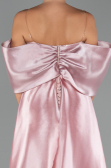 Abendkleid Lang Perlenbesetzt Puder ABU5234