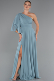Abschlusskleid Lang Chiffon Türkis ABU5259