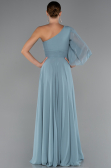 Abschlusskleid Lang Chiffon Türkis ABU5259
