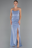 Abschlusskleid Lang Indigo ABU5245