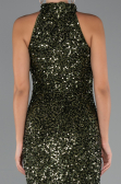 Abendkleid Lang Khaki ABU5247