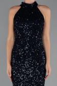 Abendkleid Lang Marineblau ABU5247